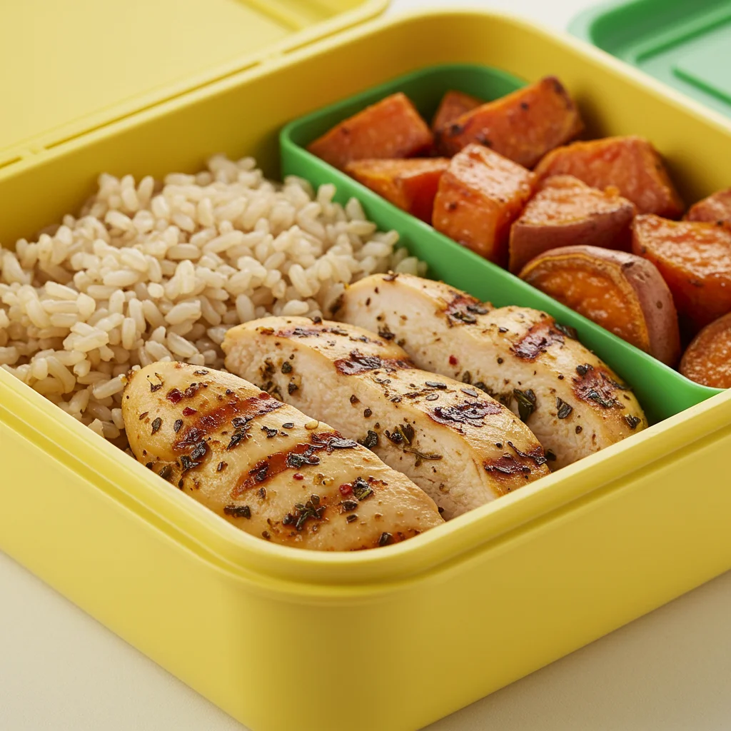 Rețete de pui cu cartofi dulci