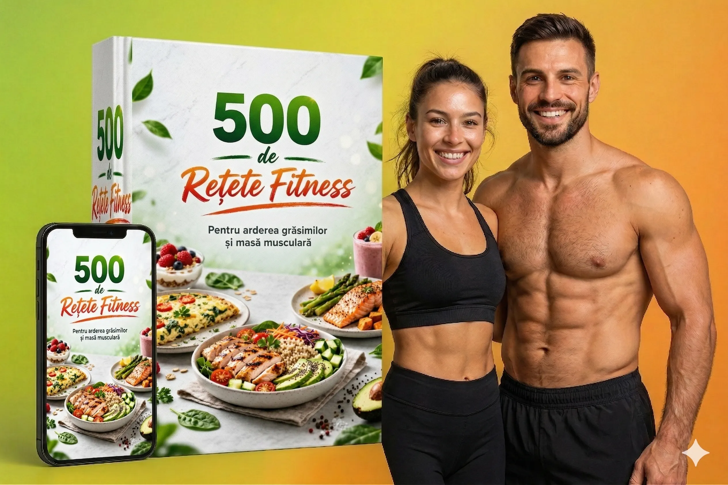 500 de Rețete Fitness - Carte de Rețete